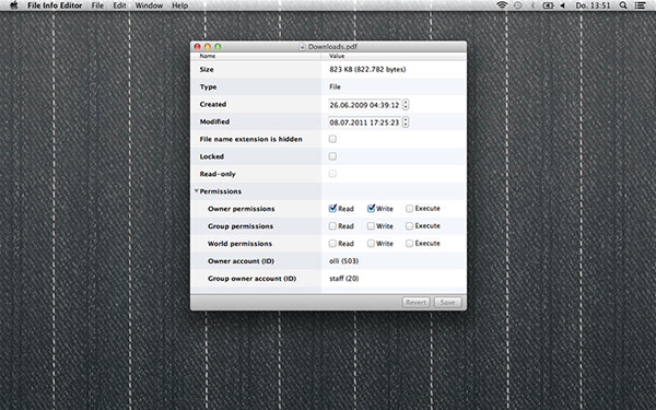 File Info Editor for Mac