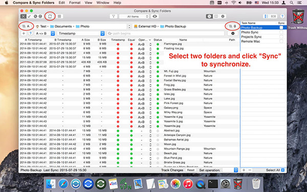 Compare Sync Folders