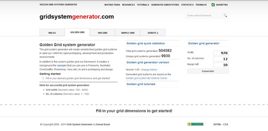 Grid System Generator